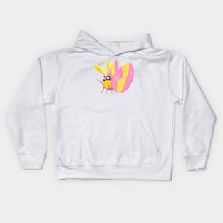 Rosy Maple Moth Kids Hoodie